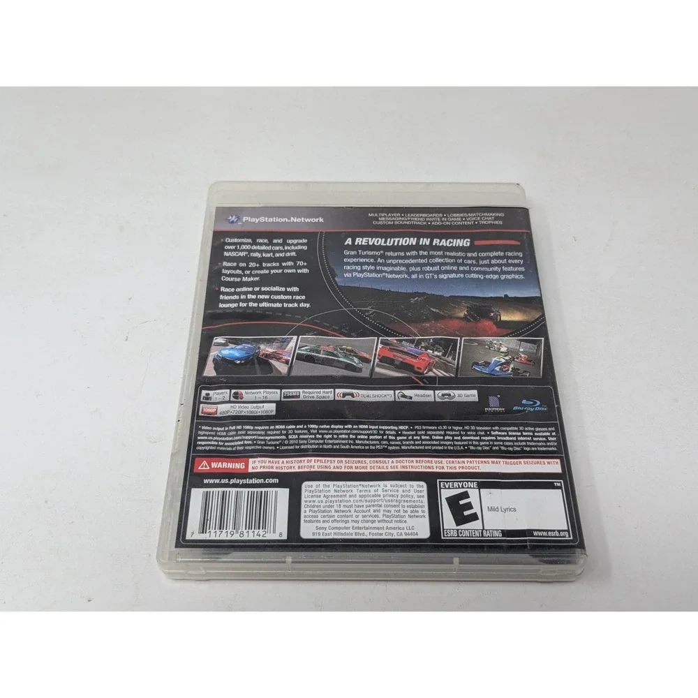 Gran Turismo 5‎ (Sony PlayStation 3, 2010) PS3 - Complete w/ Manual